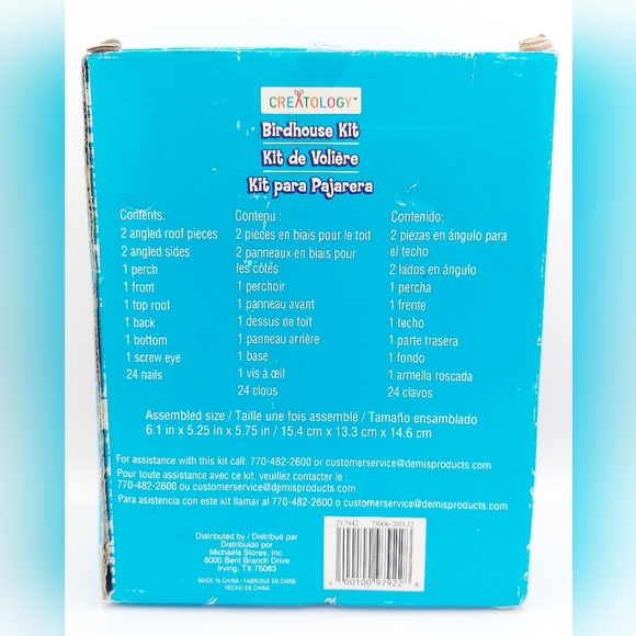 Build it yourself Creatology complete Birdhouse Kit‎ - Picture 2 of 2